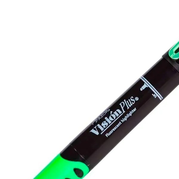 RESALTADOR GRUESO VISION PLUS 2600 VERDE E12C144